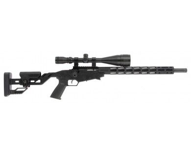 Carabine a verrou Ruger précision rimfire crosse chassis 10 coups + Lunette 6-24x50 