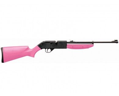 Carabine Crosman Pumpmaster 760 rose calibre 4.5 mm plombs et billes d'acier 8 Joules 