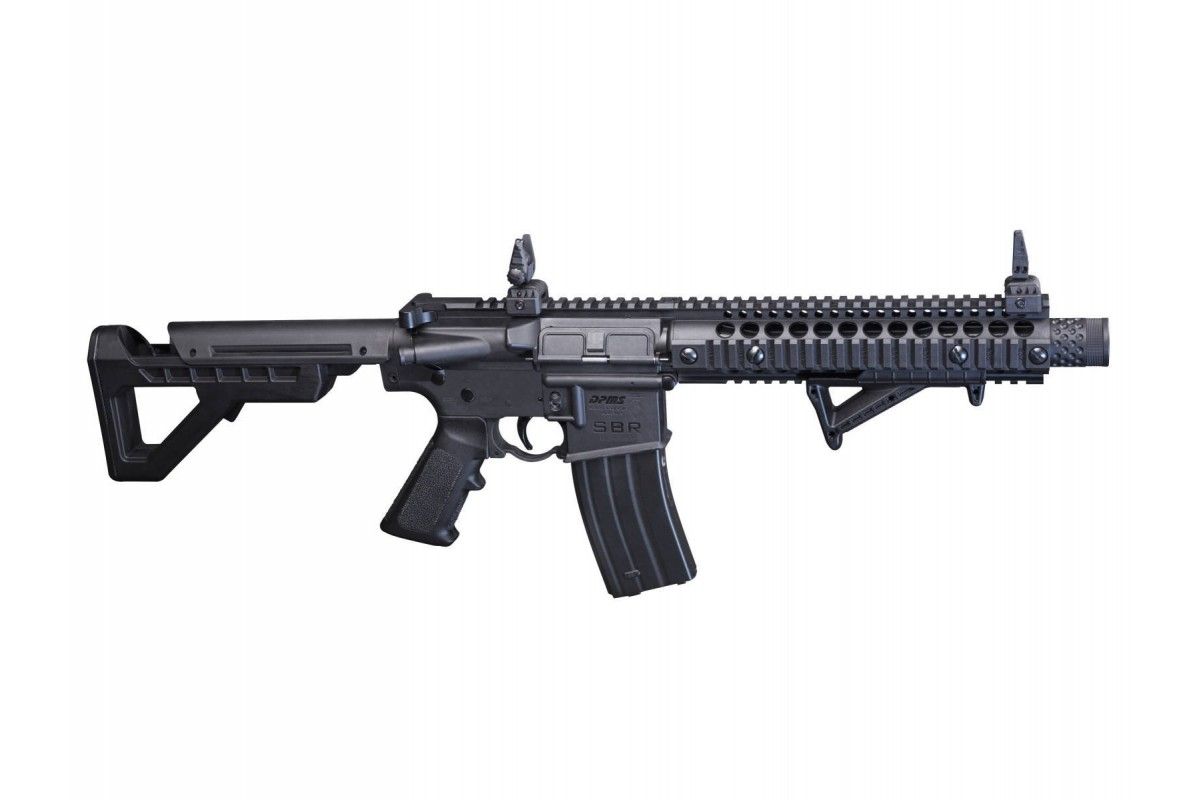 Carabine Crosman DPMS SBR Full Auto CO2 calibre 4.5 BB 3,2 Joules Carabine Crosman DPMS SBR Full Auto CO2 calibre 4.5 BB 3,2 Joules