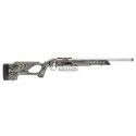 Carabine Ruger American Rimfire .22LR 10cps canon Inox 18'' fileté - crosse trou de pouce 