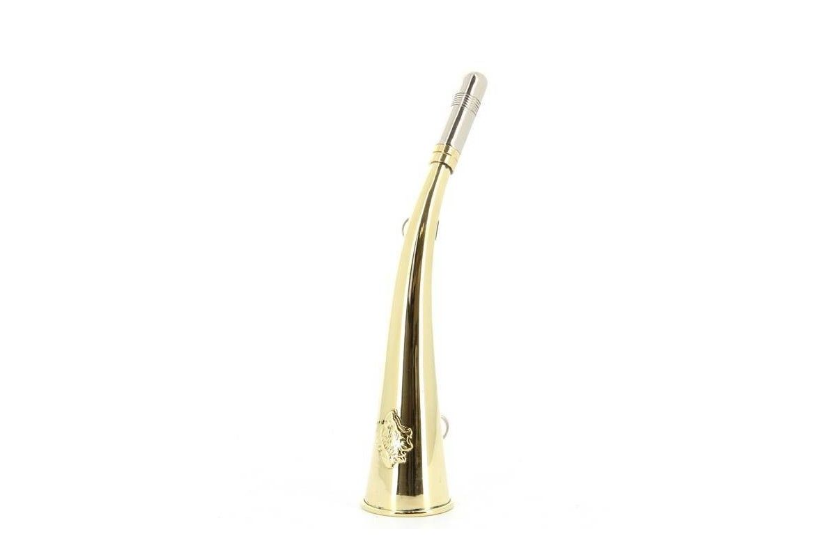 Corne de chasse laiton rustique 22 cm Corne de chasse laiton rustique 22 cm