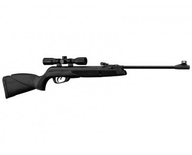 Carabine Gamo Black Shadow Combo synthétique calibre 4.5 mm 14 Joules + lunette 4x32 + plombs Pro Magnum 