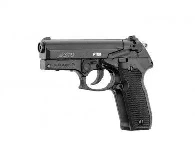 Pistolet Gamo PT80 CO2 noir calibre 4.5 mm diabolo 3,9 Joules 
