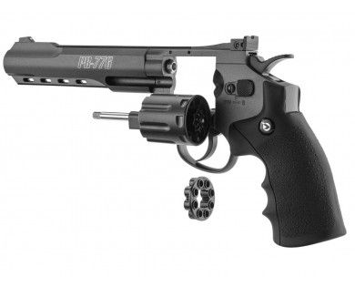 Révolver Gamo PR 776 CO2 noir calibre 4.5 mm diabolo 3,9 Joules 