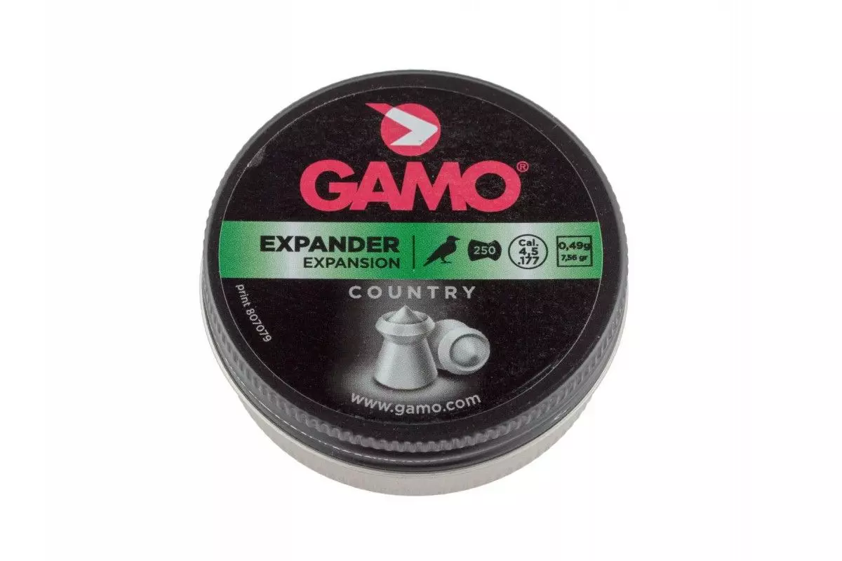 Boîte de 250 plombs Gamo Expander Expansion calibre 4.5 mm diabolos 