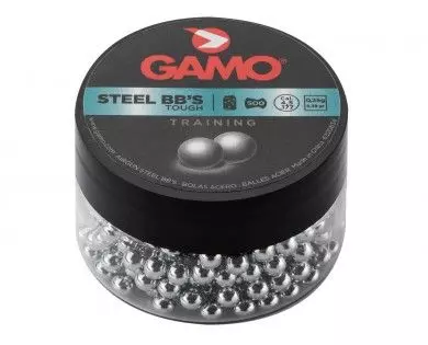 Boîte de 500 billes acier Gamo Steel BB's calibre 4.5 mm BBs 