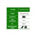 Boîte de 100 plombs Gamo Lethal calibre 4.5 mm diabolos 