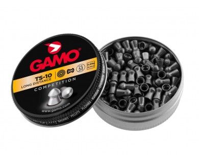 Boîte de 200 plombs Gamo TS-10 Long Distance calibre 4.5 mm diabolos 