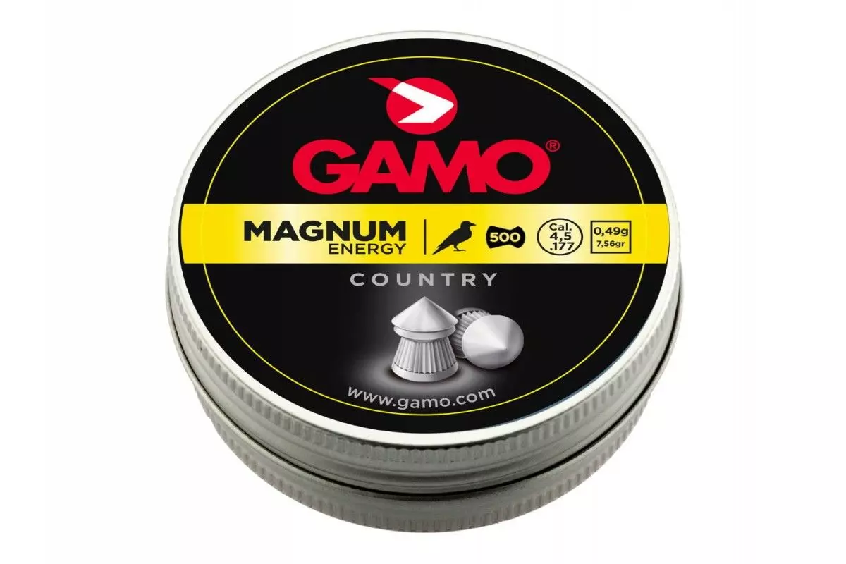 Boîte de 500 plombs Gamo Magnum Energy calibre 4.5 mm diabolo 