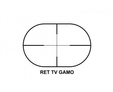 Lunette Gamo 4x20 TV/WA + colliers 
