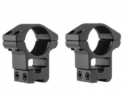 Colliers ajourés Gamo 25,4 mm fixes alu BH 20 pour rail de 11 mm 
