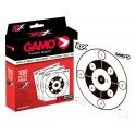 Lot de 100 cibles Gamo 10X cartonnées 14 x 14 cm 