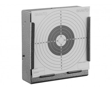 Porte cible plat Gamo métallique pour cibles 14 x 14 cm 