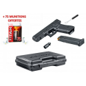 Pistolet à blanc Umarex Glock 17 Gen 5 noir 9 mm PAK + 75 munitions 