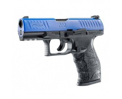 Pistolet de défense Umarex Walther PPQ M2 T4E bleu calibre 43 - 5 joules 