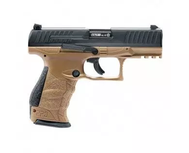 Pistolet de défense Umarex Walther PPQ M2 T4E FDE calibre 43 - 5 joules 