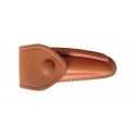 Etui cuir moulé doublé marron - PIELCU 