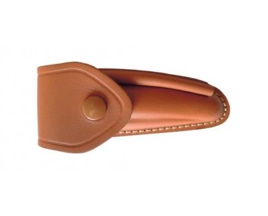 Etui cuir moulé doublé marron - PIELCU 