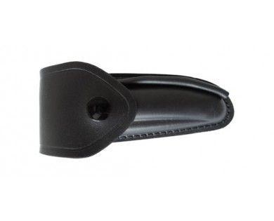 Etui cuir moulé doublé noir - PIELCU 