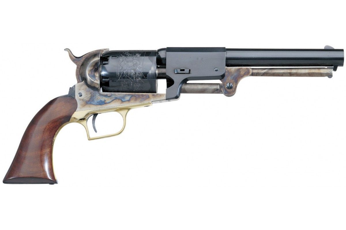 Revolver Poudre Noire Pietta 1860 Army Old Silver Ivoirine