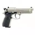 Pistolet Umarex Beretta M92 FS nickelé calibre 4.5 mm diabolo 3,5 Joules 