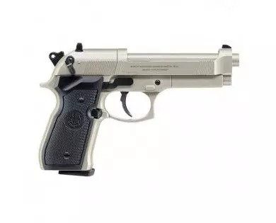 Pistolet Umarex Beretta M92 FS nickelé calibre 4.5 mm diabolo 3,5 Joules 