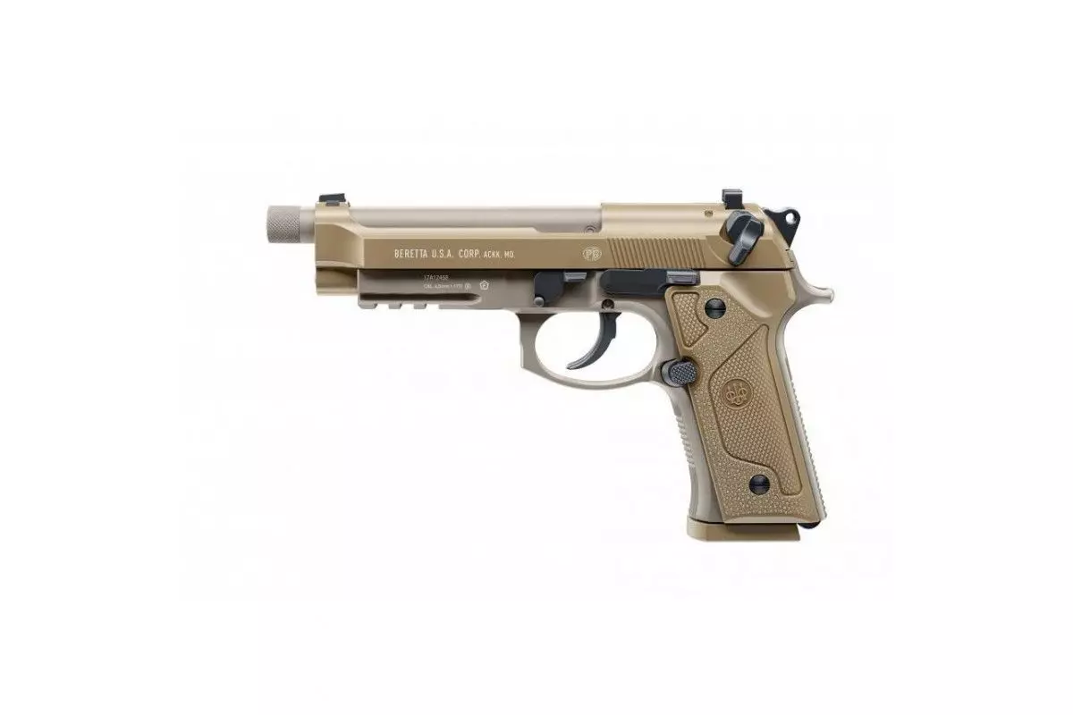 Pistolet Umarex Beretta M9A3 poids réel CO2 calibre 4.5 mm BBs 3 Joules 