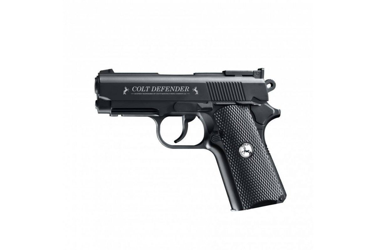 Pistolet Umarex Colt Defender CO2 calibre 4.5 mm BBs 2,8 Joules Pistolet Umarex Colt Defender CO2 calibre 4.5 mm BBs 2,8 Joules