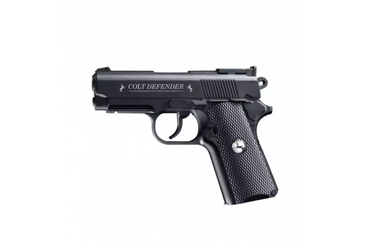 Pistolet Umarex Colt Defender CO2 calibre 4.5 mm BBs 2,8 Joules 
