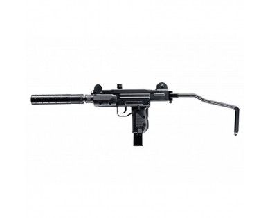 Pistolet Umarex IWI mini Uzi CO2 calibre 4.5 BBs 2,7 Joules + silencieux 