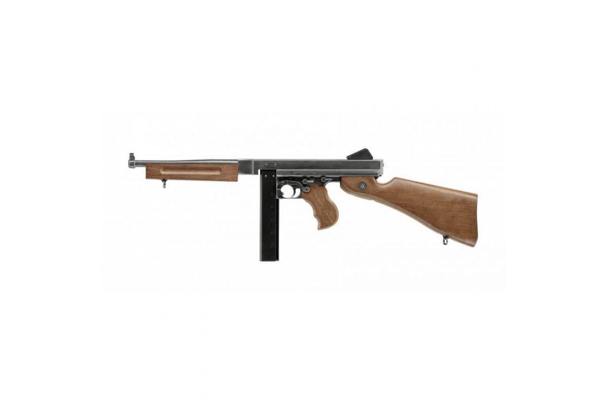 Pistolet Umarex Legendary Thompson M1A1 Full auto CO2 calibre 4.5 BBs 7,5 Joules Pistolet Umarex Legendary Thompson M1A1 Full auto CO2 calibre 4.5 BBs 7,5 Joules