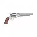 Revolver Uberti 1858 NEW ARMY INOX .44 8"" POUDRE NOIRE GRAVE MAIN 