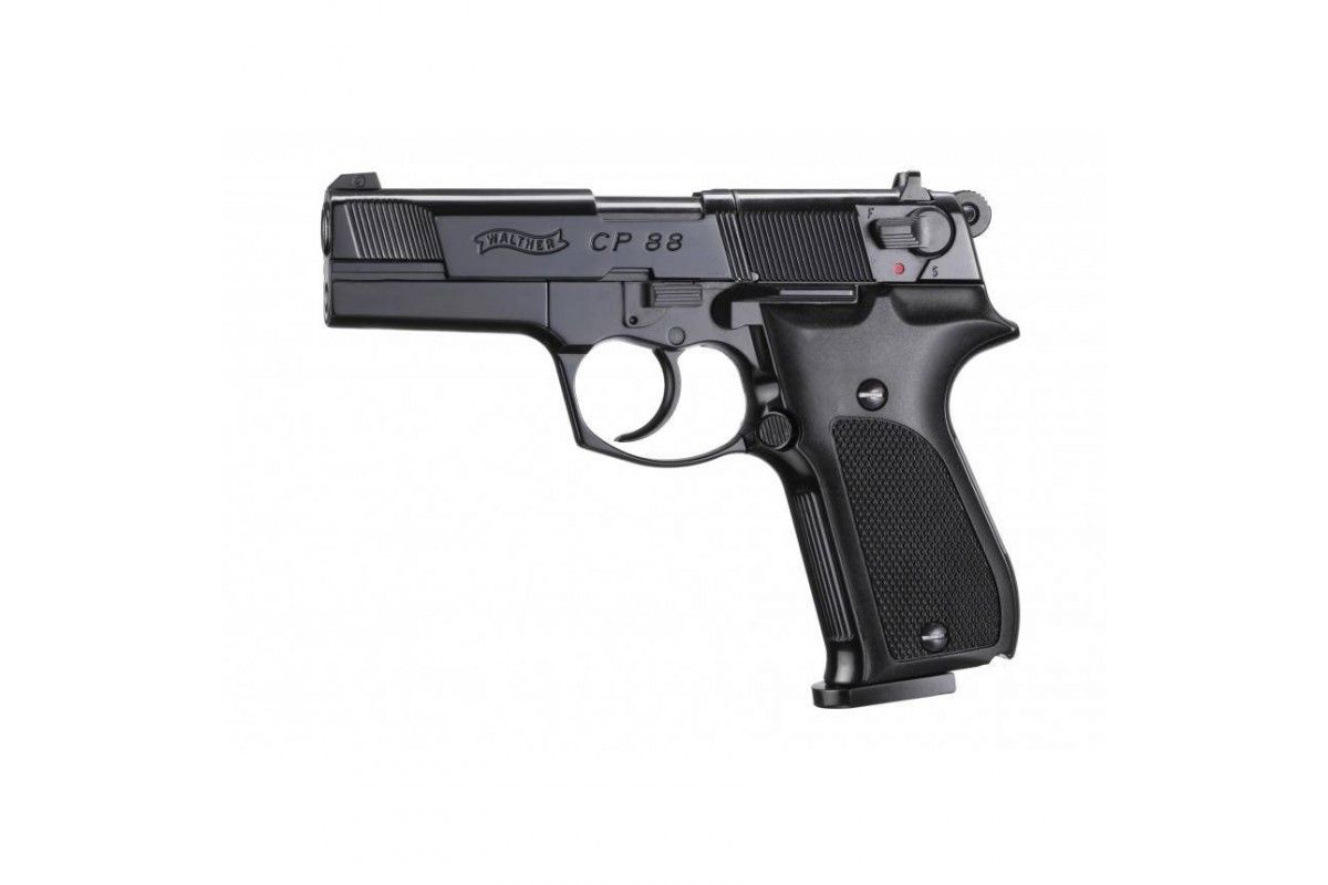 Pistolet Umarex Walther CP88 CO2 calibre 4.5 mm diabolo 3,5 Joules Pistolet Umarex Walther CP88 CO2 calibre 4.5 mm diabolo 3,5 Joules