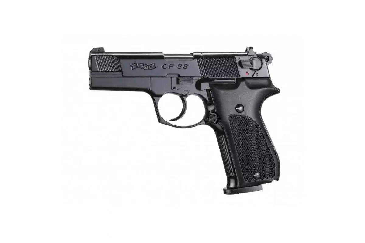 Pistolet Umarex Walther CP88 CO2 calibre 4.5 mm diabolo 3,5 Joules 