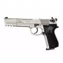 Pistolet Umarex Walther CP88 Competition Nickel CO2 calibre 4.5 mm diabolo 3,5 Joules 