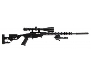 Carabine a verrou Ruger précision rimfire crosse chassis 10 coups + Pack Sniper 