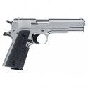Pistolet à blanc Umarex Colt Government 1911 chrome 9 mm PAK 