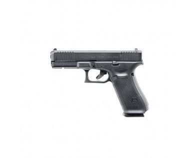 Pistolet à blanc Umarex Glock 17 Gen 5 noir 9 mm PAK + 75 munitions 