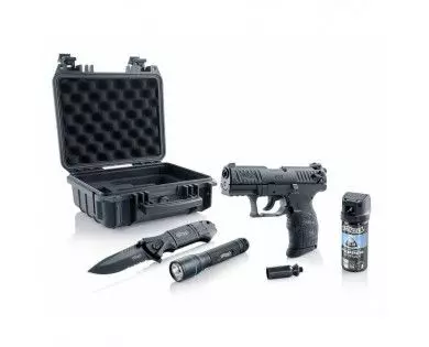 Pistolet à blanc Umarex Walther P22Q Ready 2 Defend Kit 9 mm PAK 