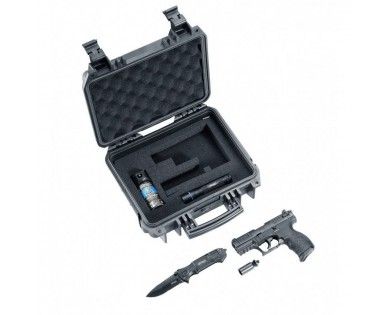 Pistolet à blanc Umarex Walther P22Q Ready 2 Defend Kit 9 mm PAK 