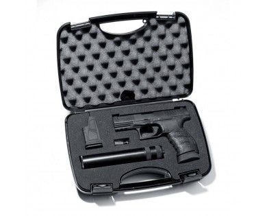 Pistolet à blanc Umarex Walther PPQ M2 Navy noir 9 mm PAK + silencieux 