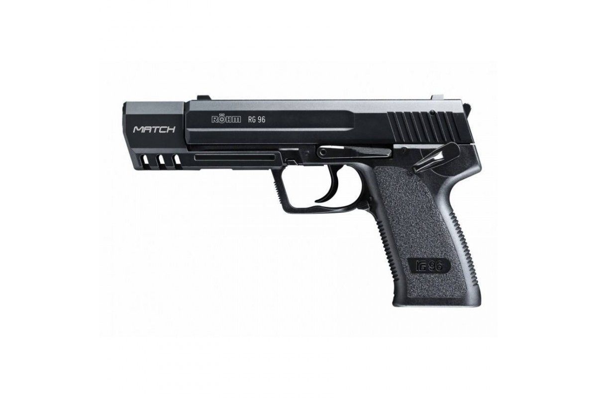 Pistolet à blanc Umarex Rohm RG 96 Match noir 9 mm PAK Pistolet à blanc Umarex Rohm RG 96 Match noir 9 mm PAK