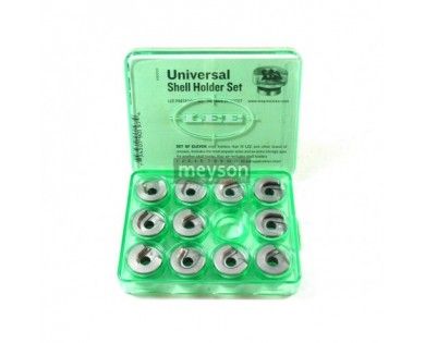 Kit de 11 supports de douille pour presse LEE (Universal Shell Holder Set) 