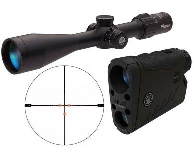 Pack Sig Sauer BDX Combo 2 lunette Sierra 3 BDX 6,5-20x52 + télémètre Kilo 2400 BDX 7x25 