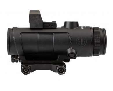 Lunette Sig Sauer Bravo4 4x32 calibre 556/762 0,5 MOA + RomeoZero 3 MOA 