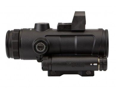 Lunette Sig Sauer Bravo4 4x32 calibre 556/762 0,5 MOA + RomeoZero 3 MOA 