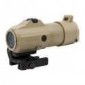 Magnifier Sig Sauer JULIET4 4x24 FDE montage Picatinny Quick Release basculant PowerCam 90° 