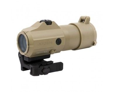 Magnifier Sig Sauer JULIET4 4x24 FDE montage Picatinny Quick Release basculant PowerCam 90° 