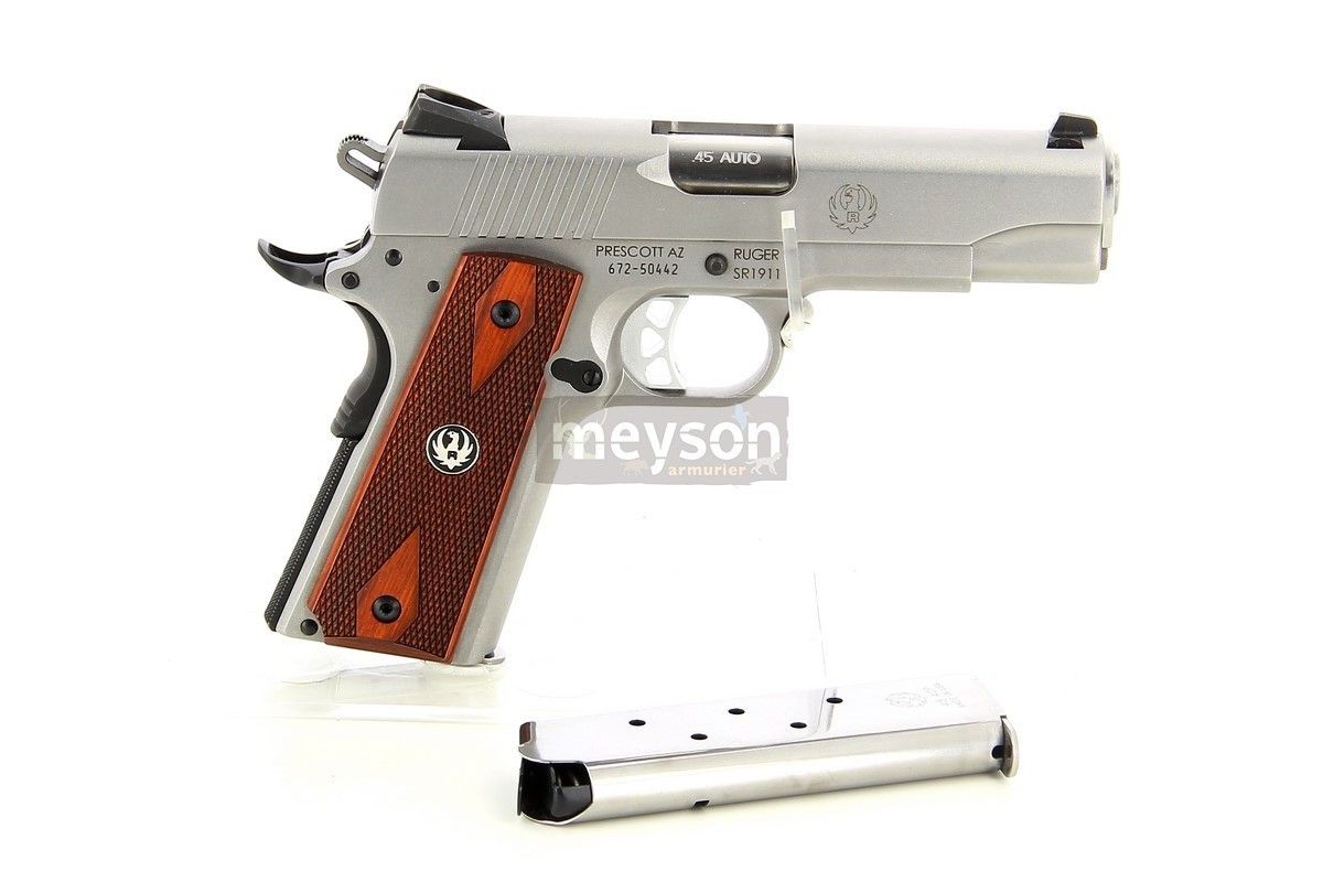 Pistolet 4.5mm (Plomb) RUGER MARK IV SILVER UMAREX