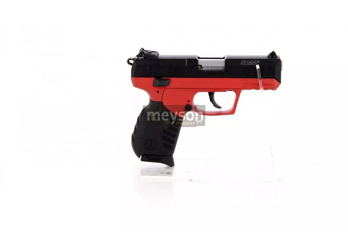 Pistolet Ruger SR22 PB Rouge Titanium Cerakote 